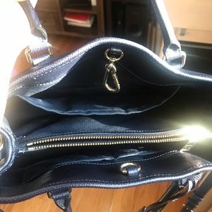 Coach handbag, navy blue